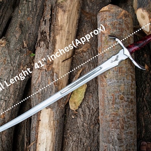 Handmade Viking Sword Gift for Him Custom Sword Medieval Sword Decorative Wall Decore Gift for Boyfriend Anniversary Gift for Husband