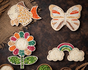 Kitpas Crayones De Cera De Salvado De Arroz 6 Colores | Arte De Ventana Y Acuarela | Borrables Con Agua | Para Niños 3+ | Regalo Ecológico