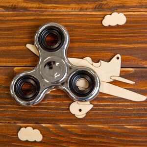 Busy Board wooden plane with spinner Busy board details Busy board elements Wooden detail for busy board