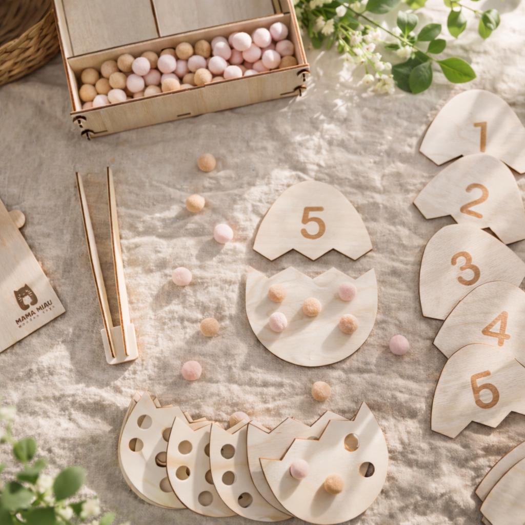 Montessori Counting Boards, Montessori Number Board, Counting Skill ...