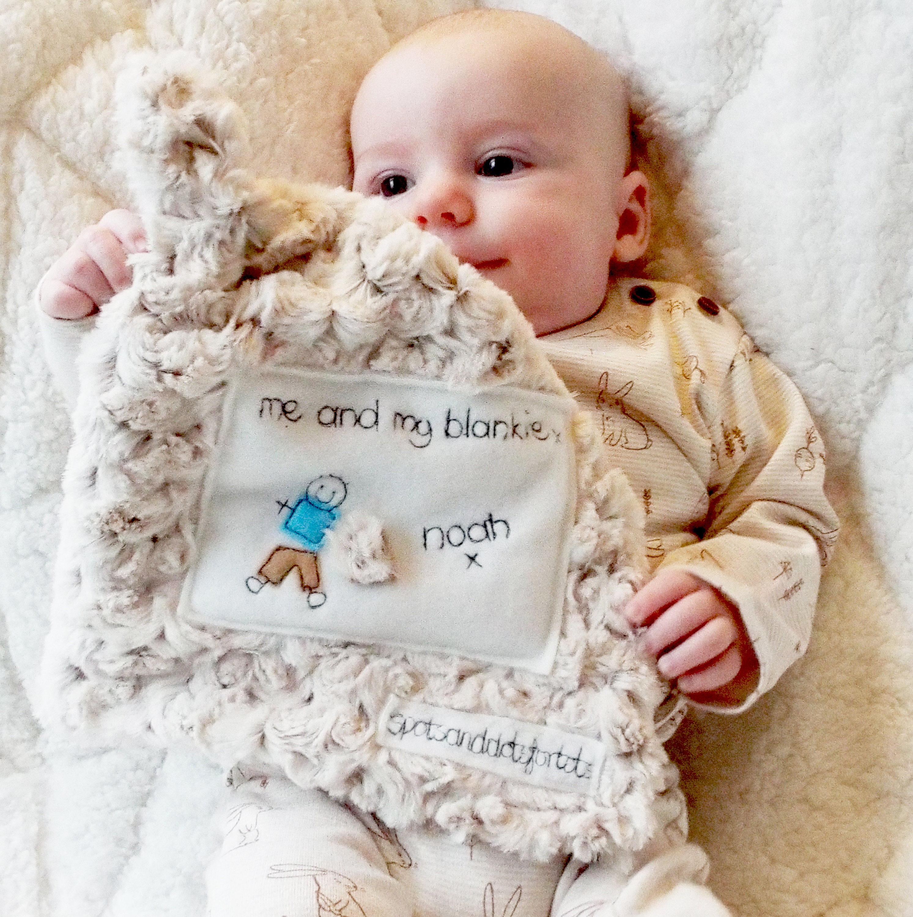 Me and My Blankie personalised baby blanket. New baby gift for Etsy