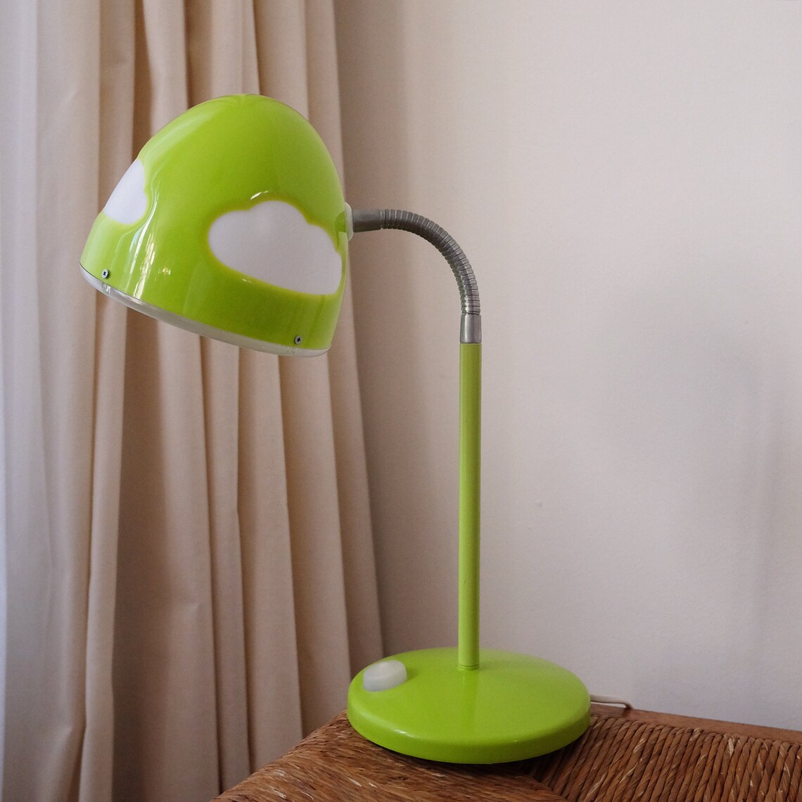 Famous Tall Ikea Cloud Night Lamp Green Etsy