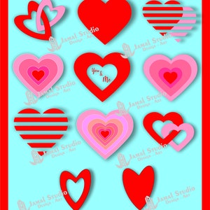Heart Digital Download: SVG, PNG, JPG Files