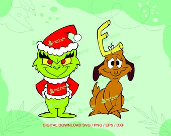 Merry Christmas SVG, Christmas Stealer SVG, Reindeer SVG, Clipart