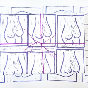 Booty Gift Wrapping Paper (Set of 3 Rolled Sheets)