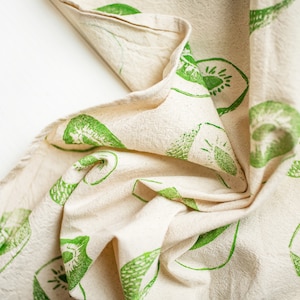 Kiwi Pattern Flour Sack Cotton Kitchen Tea Towel
