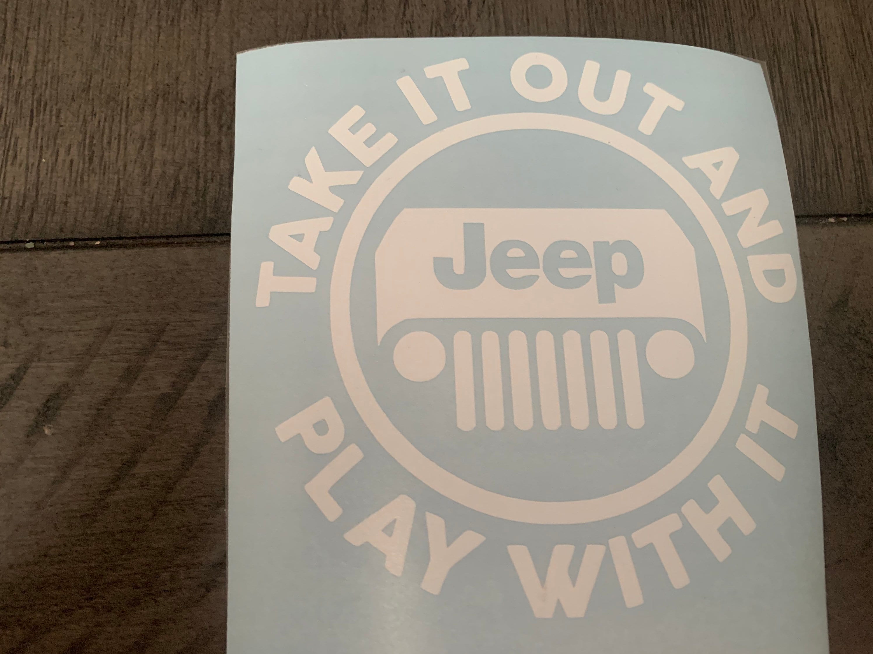 Jeep car window decal Etsy