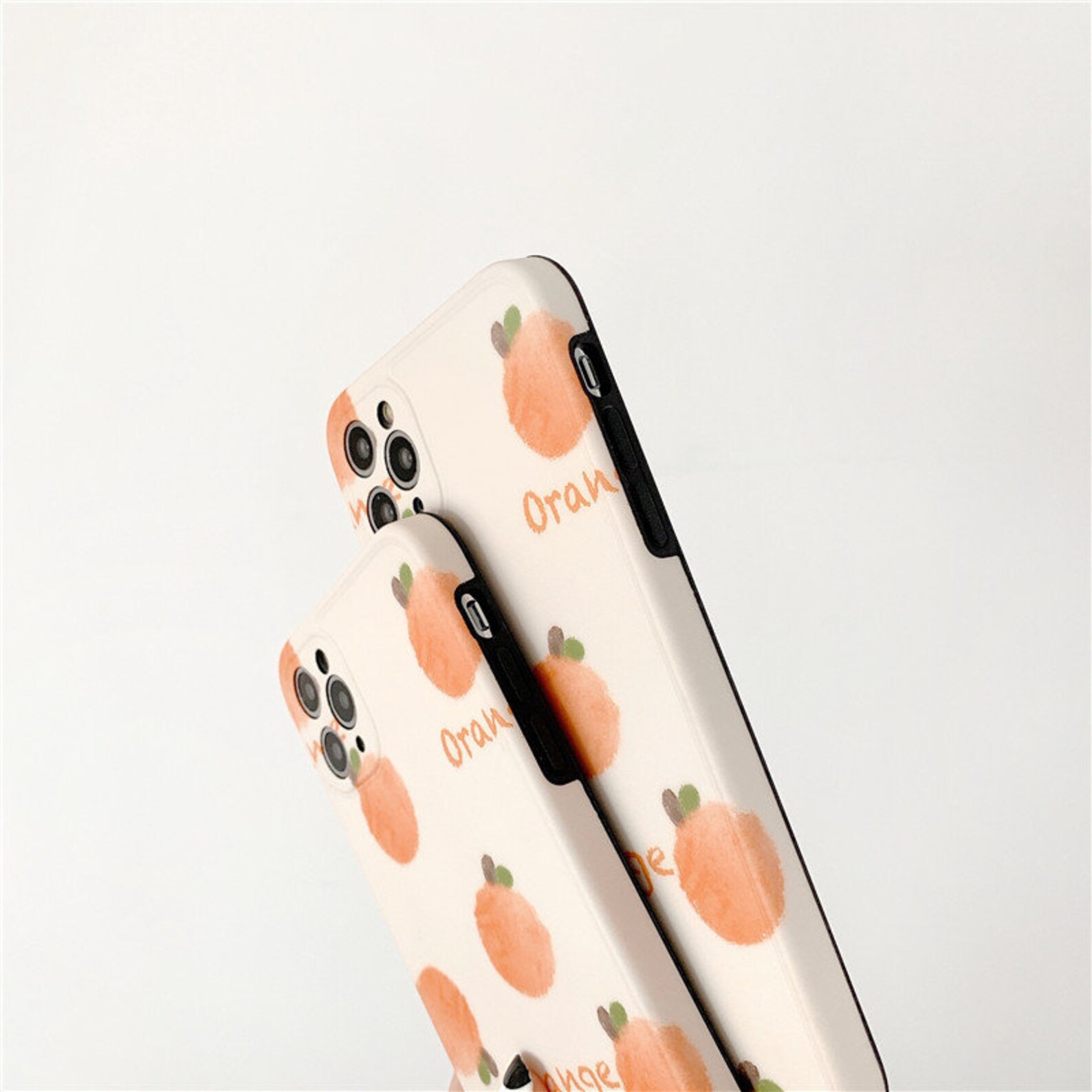 Cute orange phone case for iPhone7/8/plus iPhone x/xr/xs/max Etsy