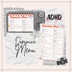 ADHD Dopamine Menu, Brain Recharge Guide (Digital Download)