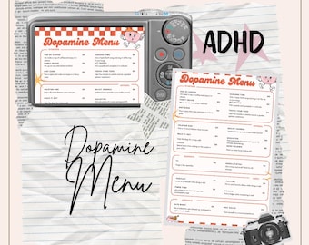 ADHD Dopamine Menu, Brain Recharge Guide (Digital Download)