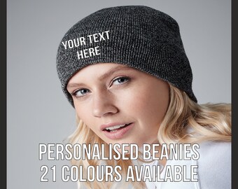 Personalized Beanie - Etsy