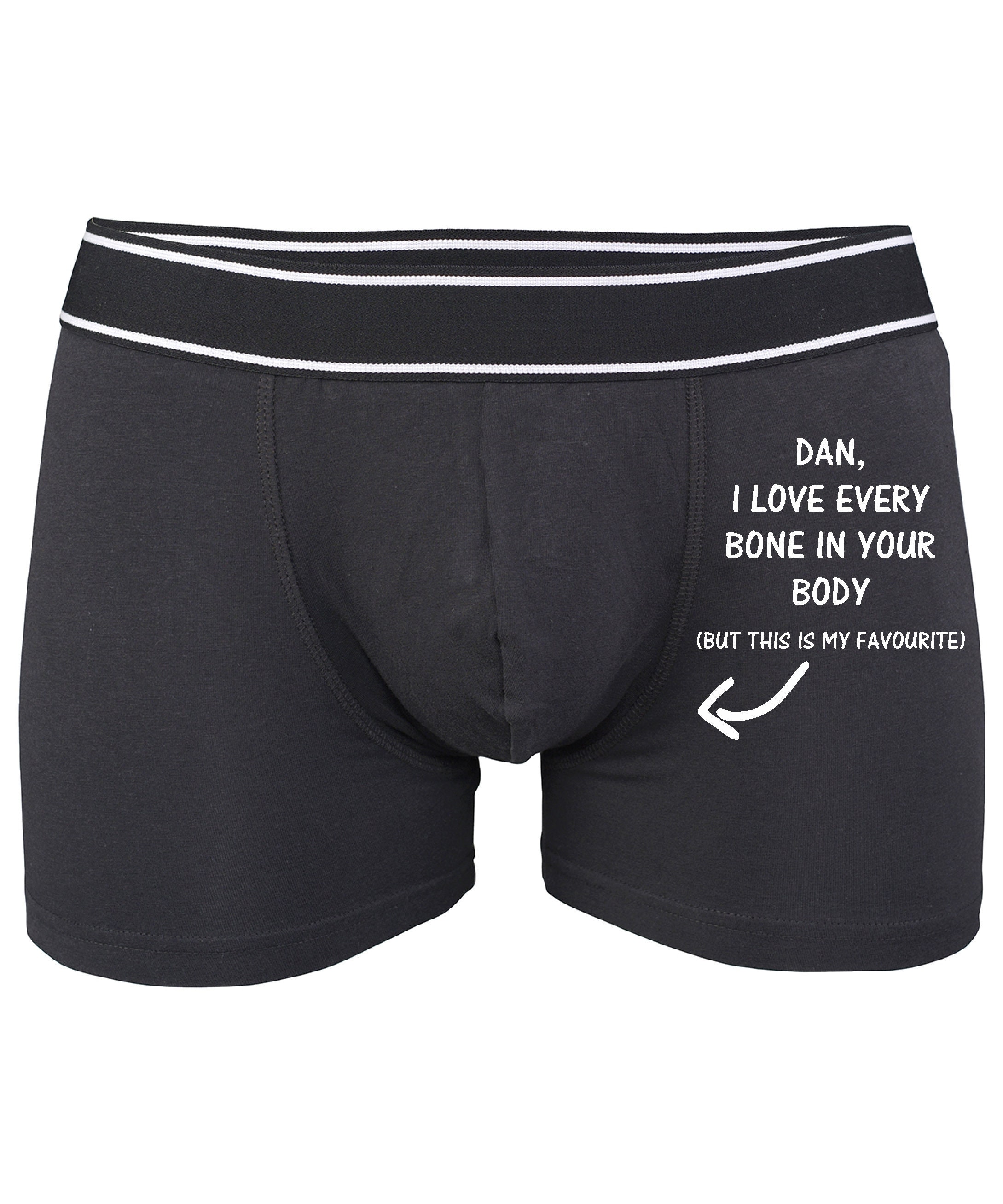 Personalised Boxer Shorts, Funny Boxers for Men, Valentines Day