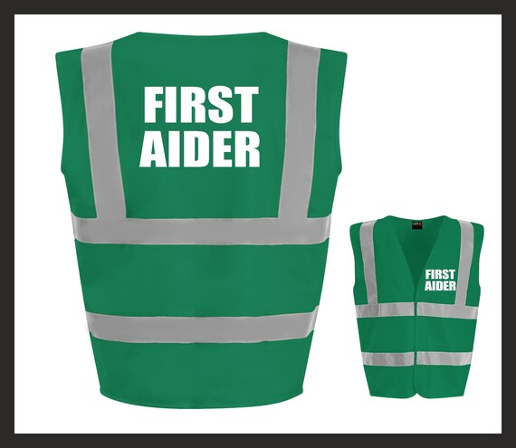 High Vis Vest First Aid Hi Viz Safety 
