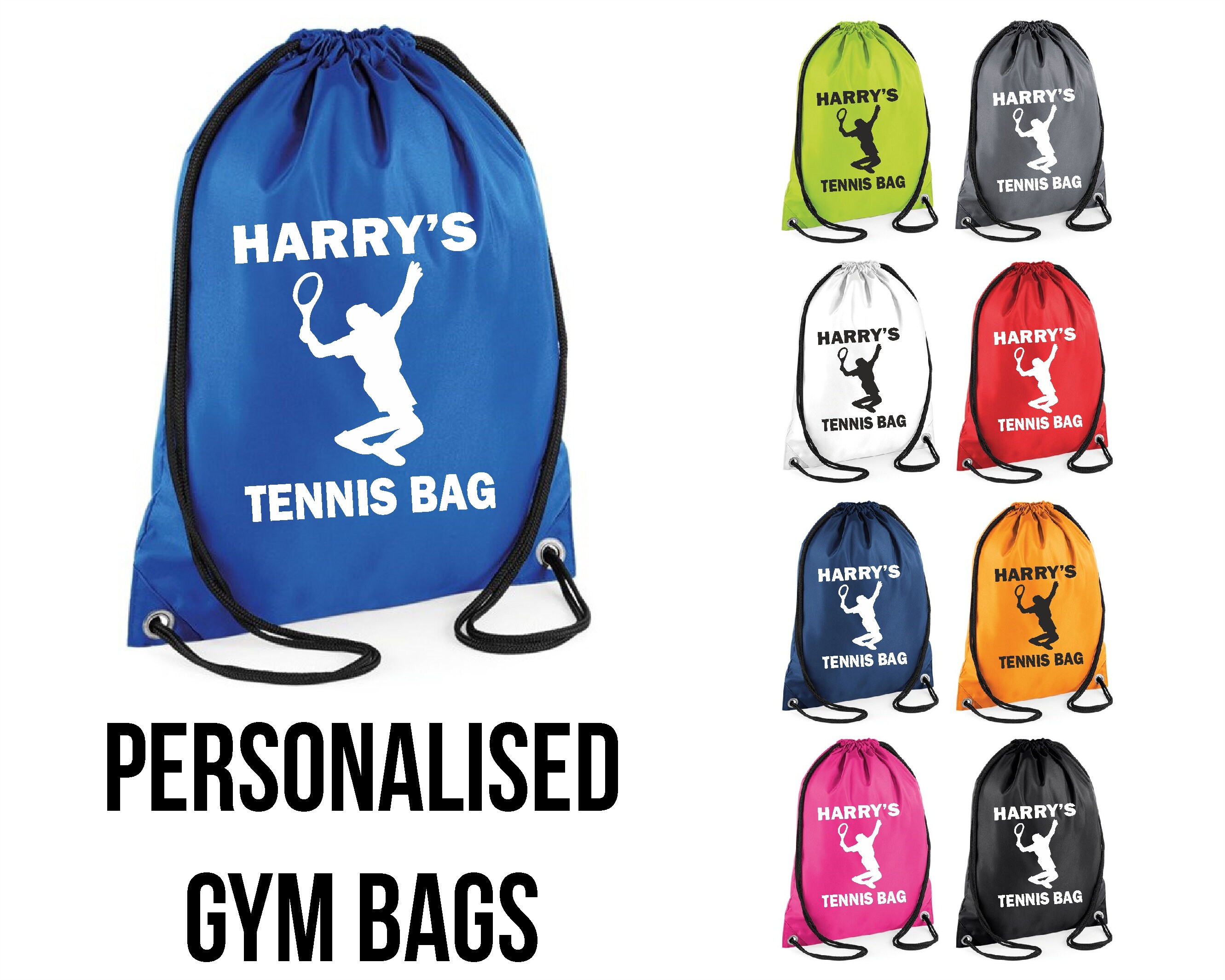 Personalised Premium Bag KIDS GYM BAG Junior/Kids Back to School 11 litres 