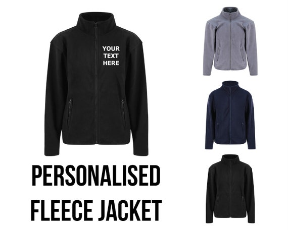 Embroidered Fleece Jackets, Custom Men's Fleece