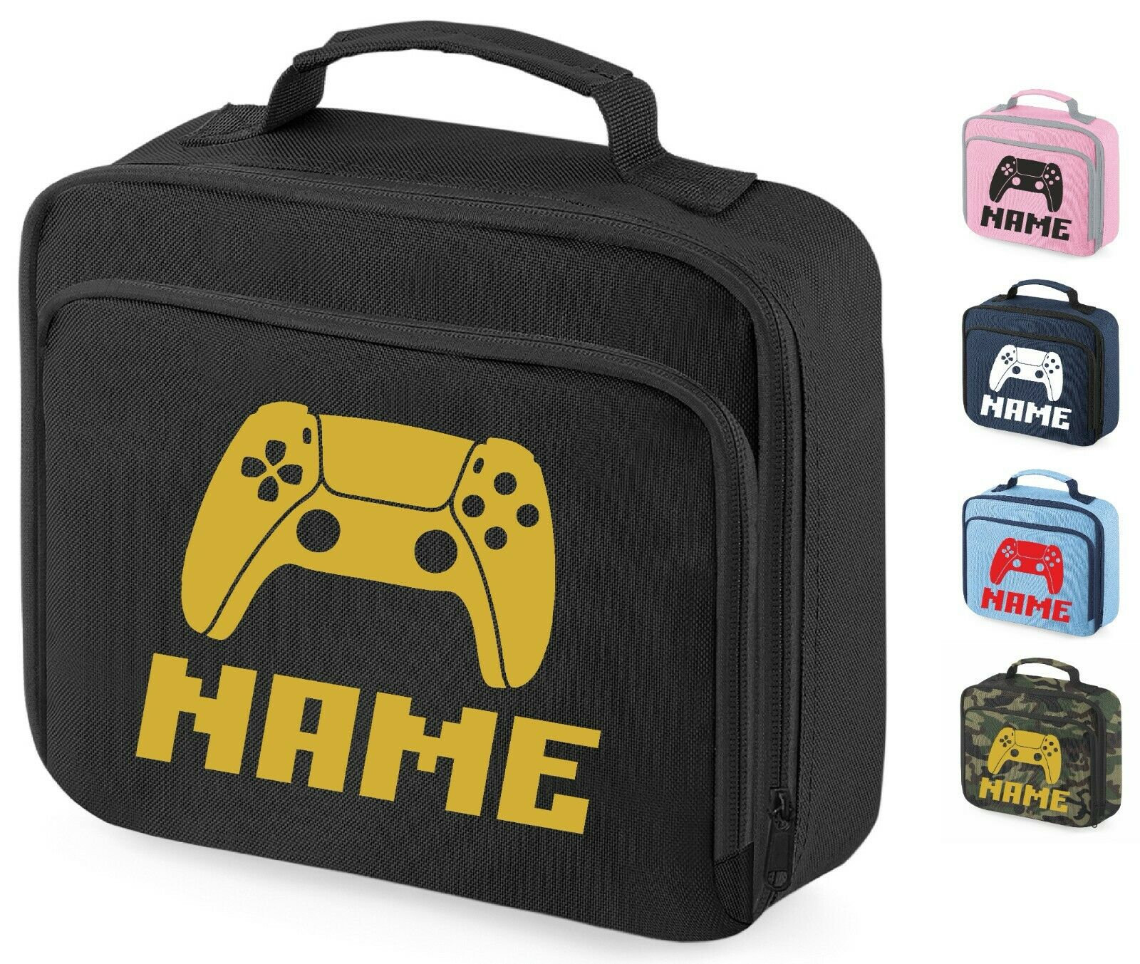  Keceur Colorful Gamepad Weapon Gamer Lunch Box