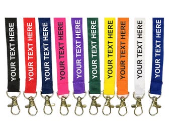 Personalised Lanyard Custom Printed Lanyards Personalized Event Id Pass Badge Neck Strap Tag Holder Visitor Security Crew ID Card