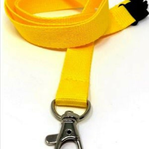 Custom Printed Yellow Lanyard