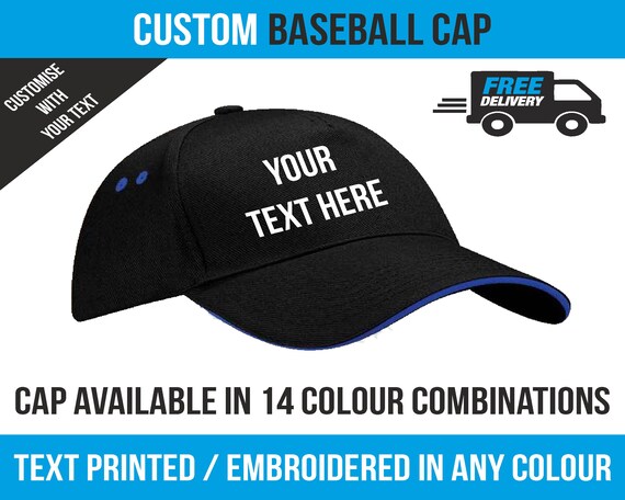 Personalised Embroidered Cap Custom 