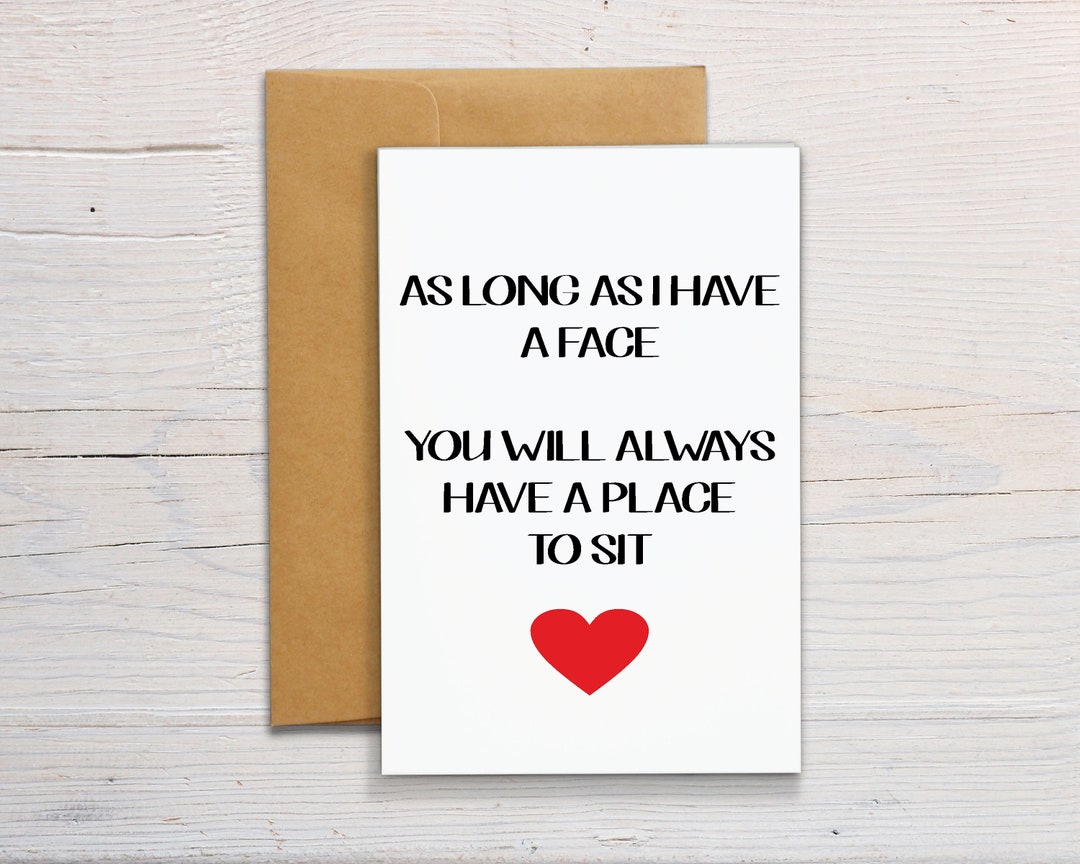 Funny Valentines Day Card for Her, Naughty Valentines Day Card Rude for ...