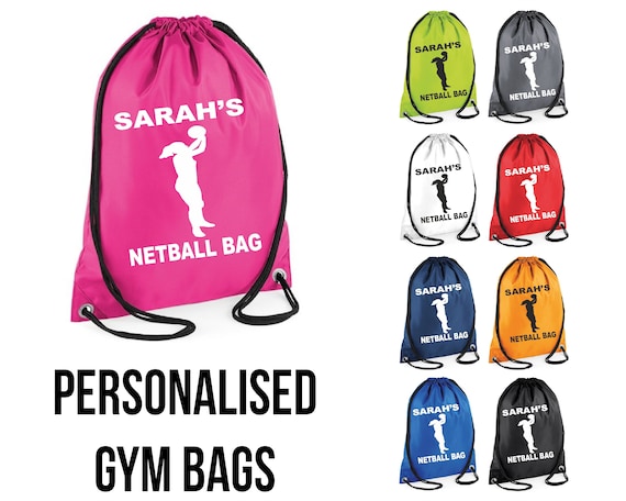 Personalised netball bag hot sale
