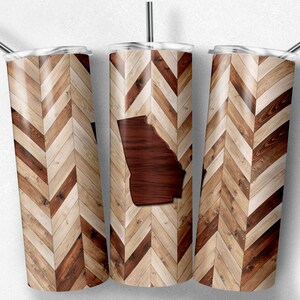 Grano de madera de Georgia, espiga, corazones incluidos, vasos flacos, vaso de 20 oz, descarga instantánea, PNG