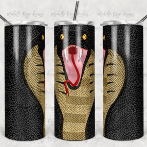 Cobra Snake, Reptile, Snake  Scales, 20 oz, Snakeskin Skinny Tumbler, Sublimation Design, Digital Download PNG, Instant DIGITAL ONLY