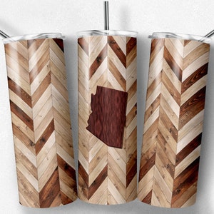 Grano de madera de Arizona, espiga, corazones incluidos, vasos flacos, vaso de 20 oz, descarga instantánea, PNG