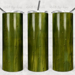 Dill Green Pickle 20 oz Skinny Tumbler, download immediato del file