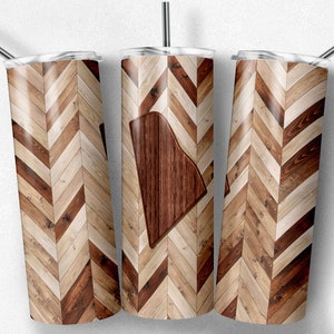 Grano de madera de Rhode Island, espiga, corazones incluidos, vasos flacos, vaso de 20 oz, descarga instantánea, PNG