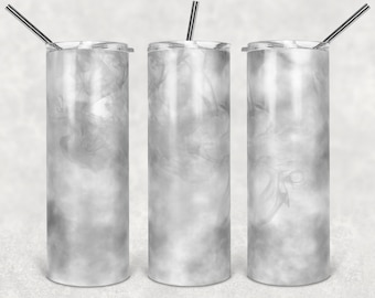 Smoke background, swirly, hazy sublimation for skinny tumbler, instant download
