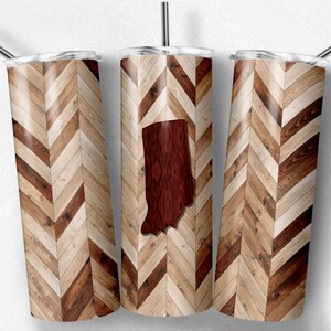 Grano de madera de Indiana, espiga, corazones incluidos, vasos flacos, vaso de 20 oz, descarga instantánea, PNG