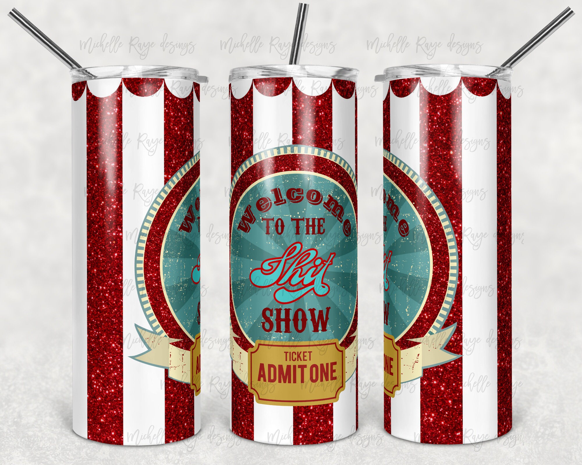 Bienvenido a la etiqueta show Popcorn Box Glitter Stripes Etsy España