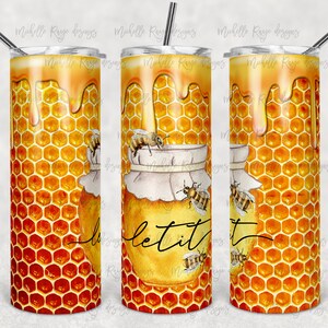 Let it Bee, Honey Hive, Honey Bee, 20 oz Skinny Tumbler, Sublimatie Design, Digitale Download PNG, Instant DIGITAL ALLEEN