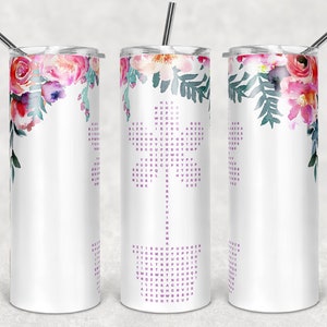 F Bomb Floral Word Search, 18+, Volwassen, Magere Tumblers, 20 oz Tumbler, Instant Download, PNG