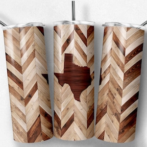 Grano de madera de Texas, espiga, corazones incluidos, vasos flacos, vaso de 20 oz, descarga instantánea, PNG