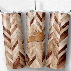 Grano de madera de Kentucky, espiga, corazones incluidos, vasos flacos, vaso de 20 oz, descarga instantánea, PNG