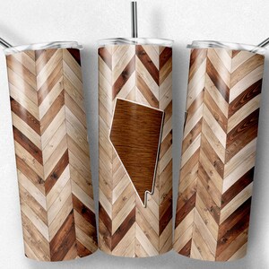 Grano de madera de Nevada, espiga, corazones incluidos, vasos flacos, vaso de 20 oz, descarga instantánea, PNG