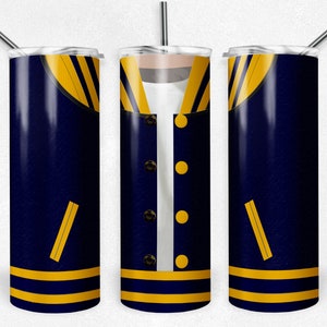 Chaqueta universitaria azul marino y dorada amarilla, deportes, espíritu escolar, diseño de sublimación de mamá de fútbol, 20 oz. Vaso flaco, Descarga instantánea, Maqueta