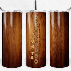 Especialista físico de grano de madera, vasos flacos, vaso de 20 oz, descarga instantánea