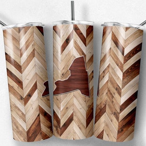 Grano de madera de Nueva York, espiga, corazones incluidos, vasos flacos, vaso de 20 oz, descarga instantánea, PNG