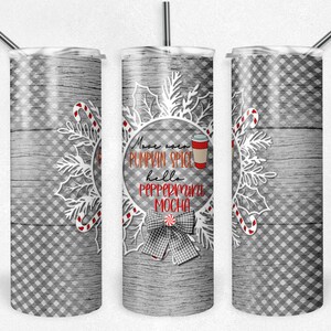 Move Over Pumpkin Spice Gecontroleerde Leopard Print Peekaboo, Sublimatie Design, 20 oz Skinny Tumbler, Instant Download