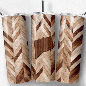 Grano de madera de Connecticut, espiga, corazones incluidos, vasos flacos, vaso de 20 oz, descarga instantánea, PNG