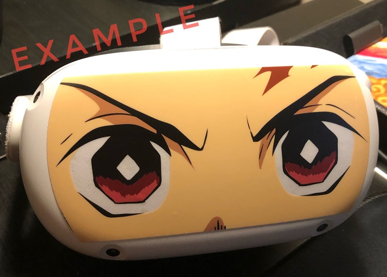 Anime Cartoon Eyes Oculus Quest 1 Quest 2 and PSVR Decal | Etsy