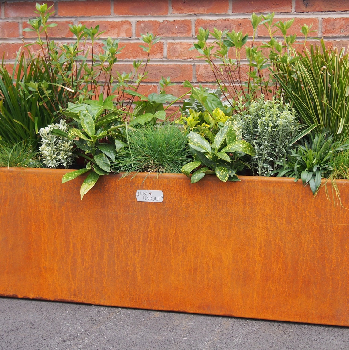 Corten Steel Trough Planter Metal Planter UK Made Etsy UK