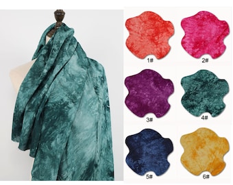 Rayon Tie-dye Fabric - Soft Breathe Rayon Fabric - LightWeight 140GSM - for DIY Sewing dressmaking - 56“ wide, sold by the yard continuous