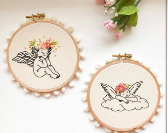 Baby Angels PDF Patterns / Set of two / Digital Download