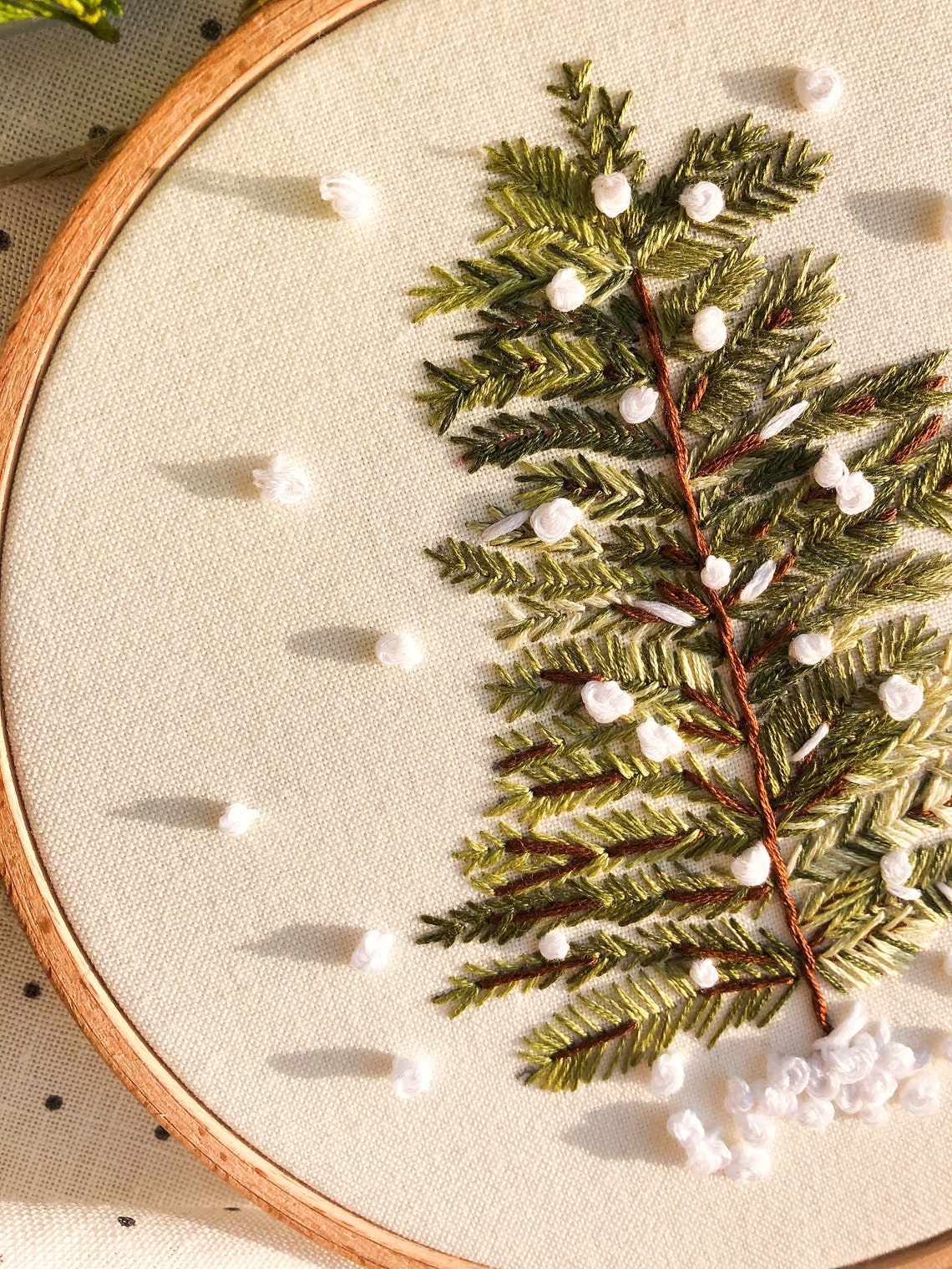 Christmas Tree Beginner Embroidery Kit / Christmas Craft Kit / - Etsy