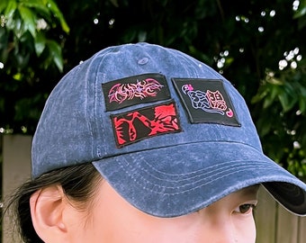 帽子 archive grunge damage mesh cap y2k navy archive grunge damage mesh cap y2k navy - メルカリ