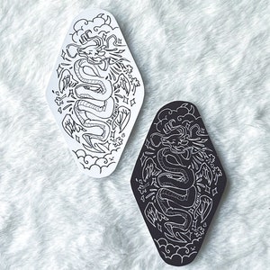 Lucky Dragons Sticker Set! Matte Vinyl Sticker